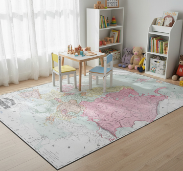 Dywan winylowy mapa świata mapa europy 1900 - TenStickers