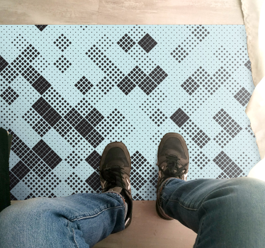 Dywan winylowy z mozaiką wzór mozaiki - TenStickers
