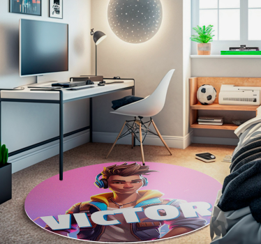 Personalizowana mata winylowa postać męska z gry wideo - TenStickers