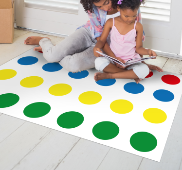 Dywan winylowy twister game dywan winylowy - TenStickers