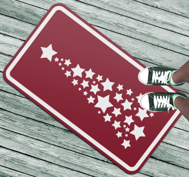 Dywan winylowy w gwiazdki kaskada gwiazd - TenStickers