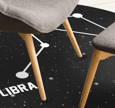 Dywan winylowy w gwiazdki konstelacja zodiaku - TenStickers