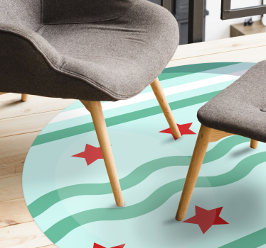Dywan winylowy w gwiazdki motyw gwiazdy wodnej - TenStickers