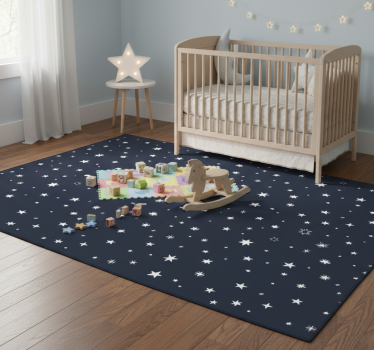 Dywan winylowy w gwiazdki nocne niebo - TenStickers