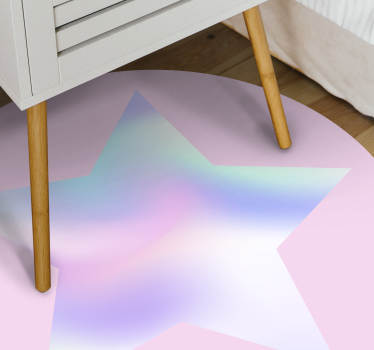 Dywan winylowy w gwiazdki pastelowy gradient gwiazdy - TenStickers