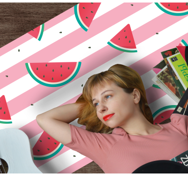 Dywan winylowy do kuchni ilustracja kawałka arbuza - TenStickers