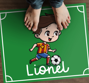 Dywan winylowy personalizowany konfigurowalna piłka nożna - TenStickers