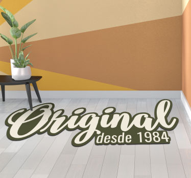 Dywan winylowy napisy oryginał od 1984 roku - TenStickers