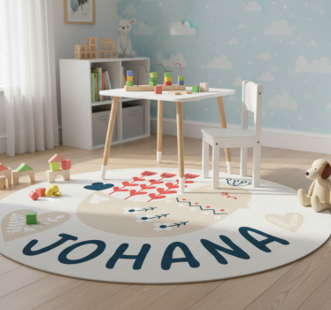 Dywan winylowy zwierzęta ptak nordycki personalizowany - TenStickers