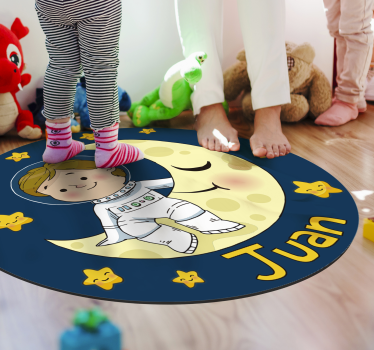 Dywanik winylowy chłopiec astronauta - TenStickers