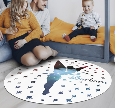 Dywanik winylowy wróżka z imieniem - TenStickers