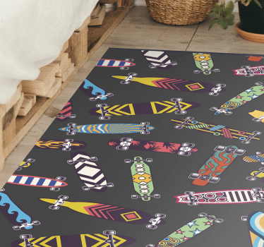 Dywaniki winylowe do sypialni w stylu vintage - TenStickers
