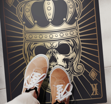 Dywan winylowy king of diamonds do sypialni - TenStickers
