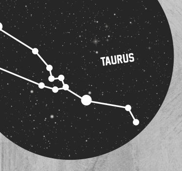 Dywany współczesne znak zodiaku byk - TenStickers