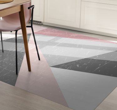 Mata winylowa do kuchni trójkątne geometryczne - TenStickers