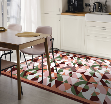Geometryczny kolorowy nadruk geometryczne dywany - TenStickers