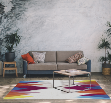 Kolorowe dywany w stylu nordyckim w stylu nordyckim - TenStickers