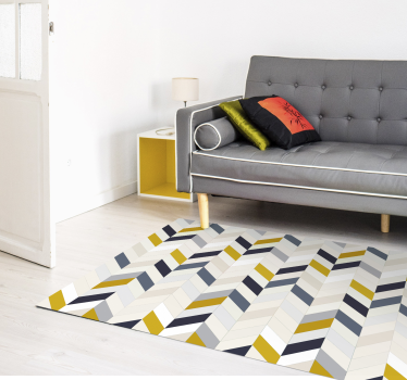 Kolorowe geometryczne elementy geometryczne dywany - TenStickers