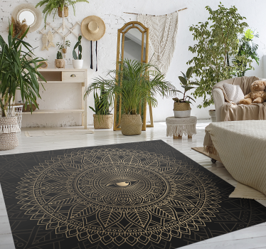 Mandala all see eye mandala mat - TenStickers