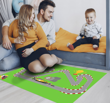 Mata do wyścigów samochodowych - TenStickers