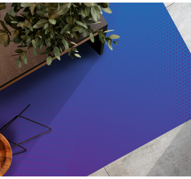 Nowoczesny dywan winylowy w niebieski gradient - TenStickers