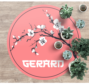 Sakura japońskie kwiaty z nazwą mata - TenStickers