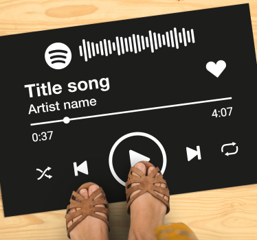 Spersonalizowana mata winylowa Spotify - TenStickers