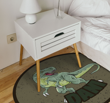 Tirannosaurus rex ze spersonalizowaną nazwą - TenStickers