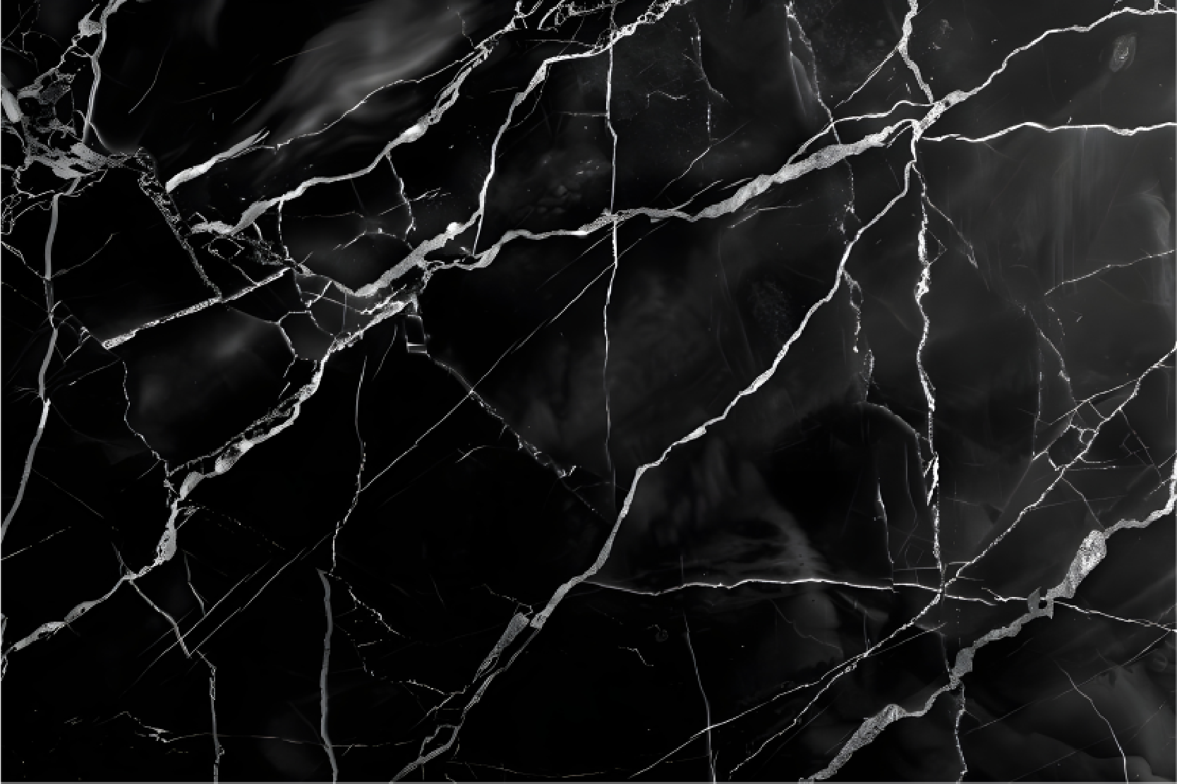 Czarny dywan winylowy imitacja marmuru - TenStickers