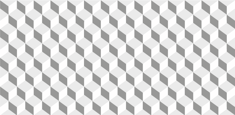 Dywan winylowy do kuchni szare kostki - TenStickers