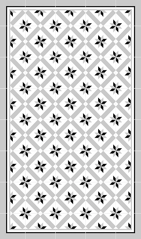 Dywan winylowy do kuchni szary hydrauliczny - TenStickers