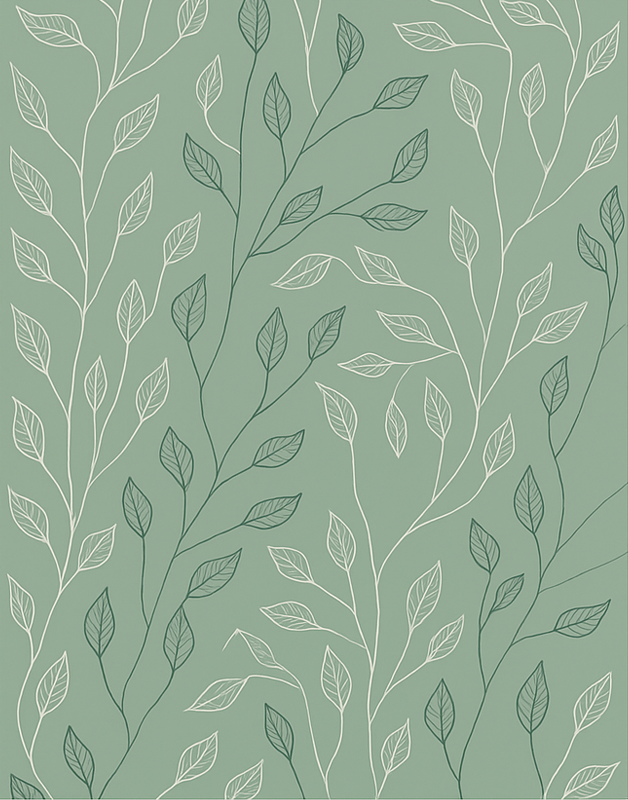 Dywan winylowy do jadalni czysta nakładka botaniczna - TenStickers