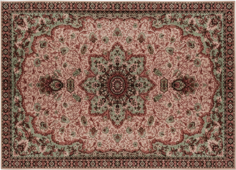 Dywan winylowy do salonu róża w stylu vintage - TenStickers