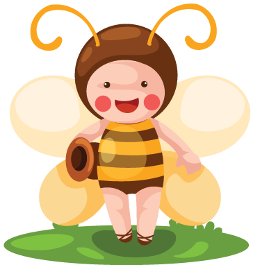 Dywan winylowy zwierzęta z personalizacją bee - TenStickers