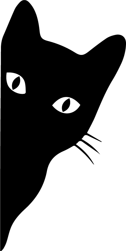 Dywan winylowy zwierzęta z ciekawskim kotem - TenStickers