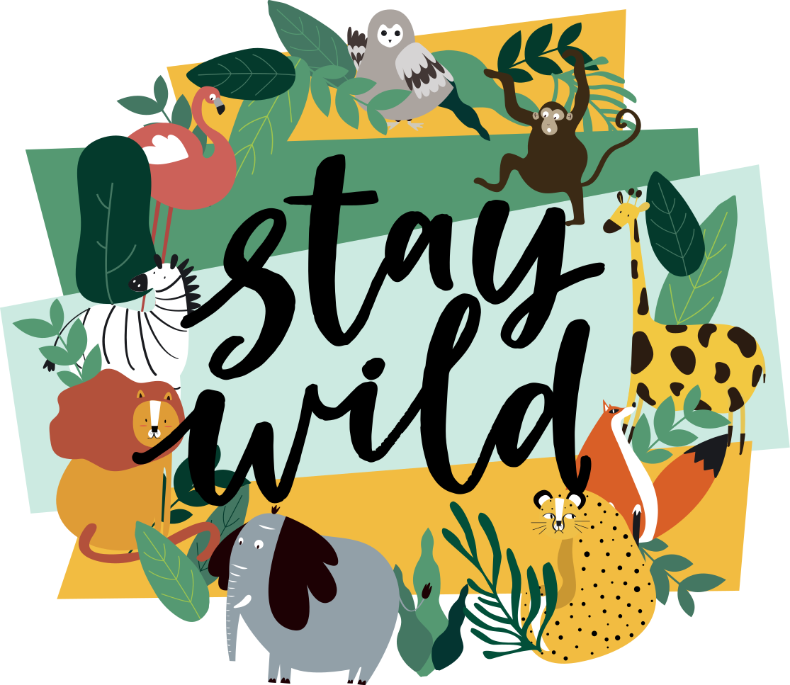 Dywan winylowy zwierzęta w koronę dżungli - TenStickers
