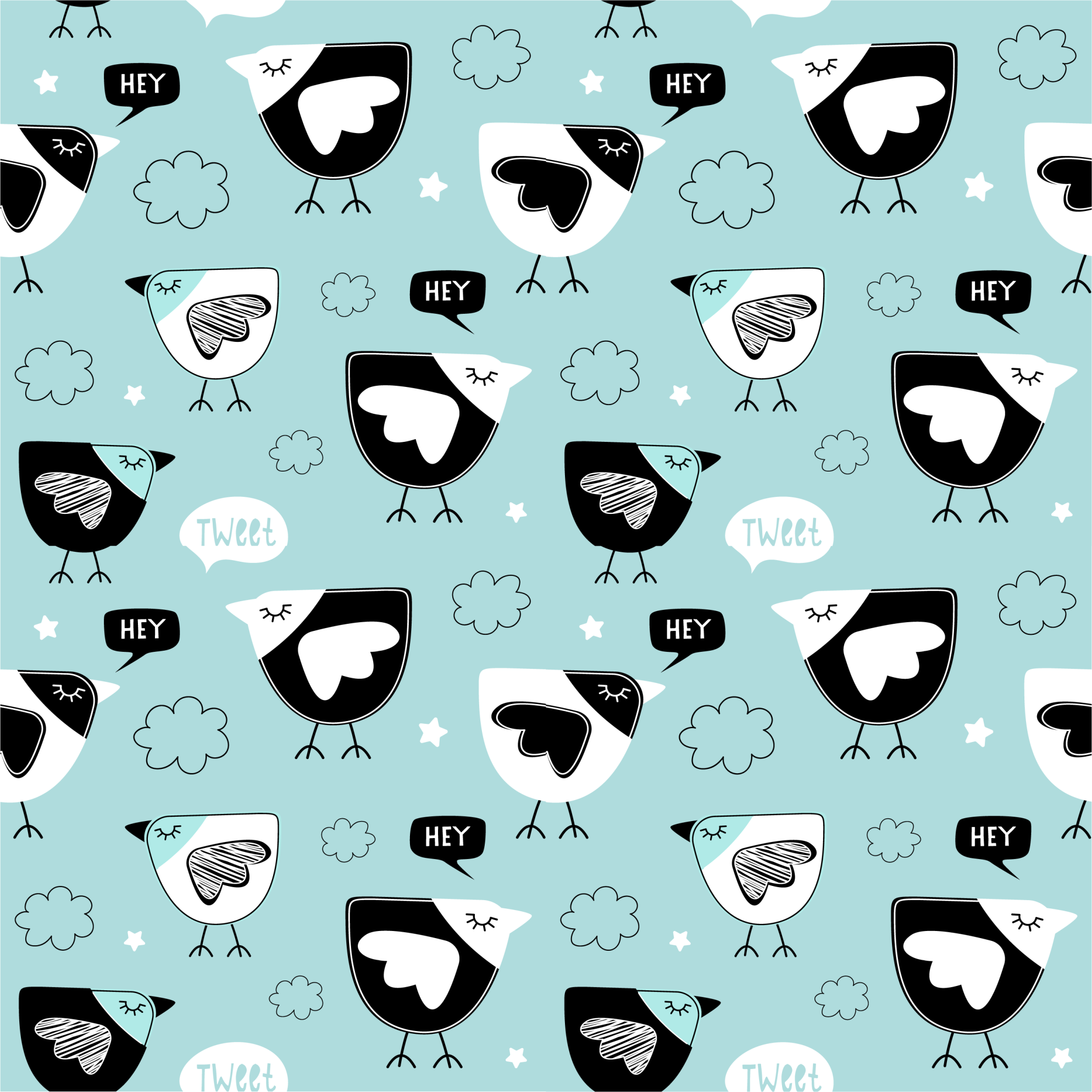 Dywan winylowy zwierzęta wzór czarnej kury - TenStickers