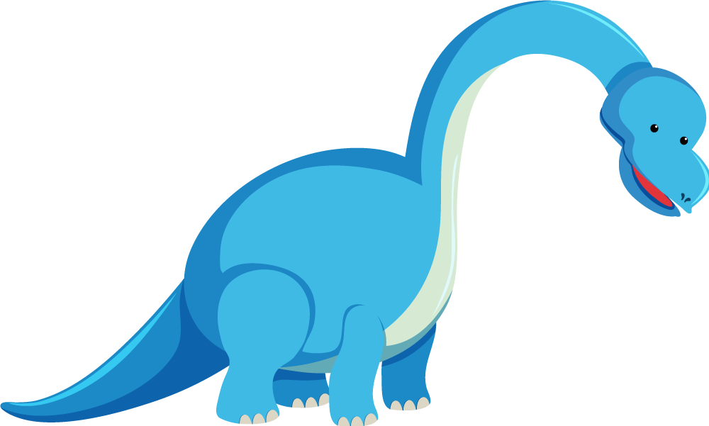 Dywan winylowy zwierzęta figurki słodkiego dinozaura - TenStickers