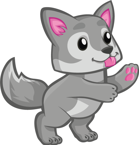 Dywan winylowy zwierzęta radosny piesek - TenStickers
