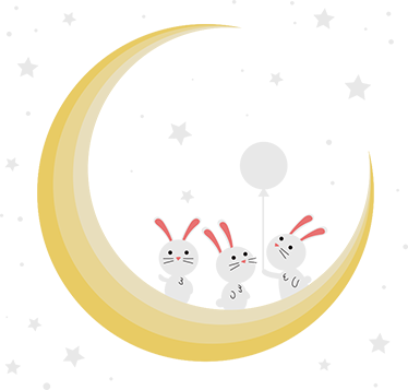Dywan winylowy zwierzęta króliki do pokoju dziecka - TenStickers