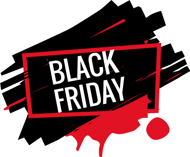 Dywan winylowy black friday nowoczesna naklejka - TenStickers