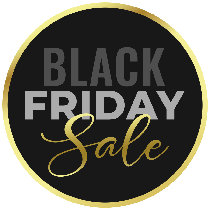 Dywan winylowy black friday złote tło black friday - TenStickers