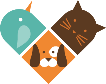 Dywan winylowy zwierzęta kolorowe twarze zwierząt - TenStickers