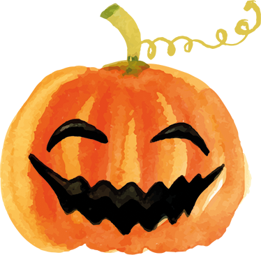 Dywan winylowy na halloween wesoła dynia - TenStickers