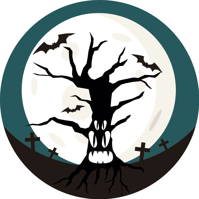 Dywan winylowy na halloween straszne halloween - TenStickers