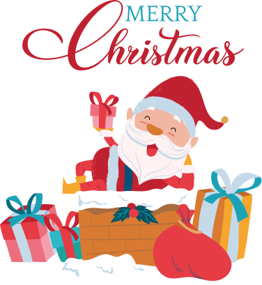 Dywan winylowy boże narodzenie z mikołajem - TenStickers