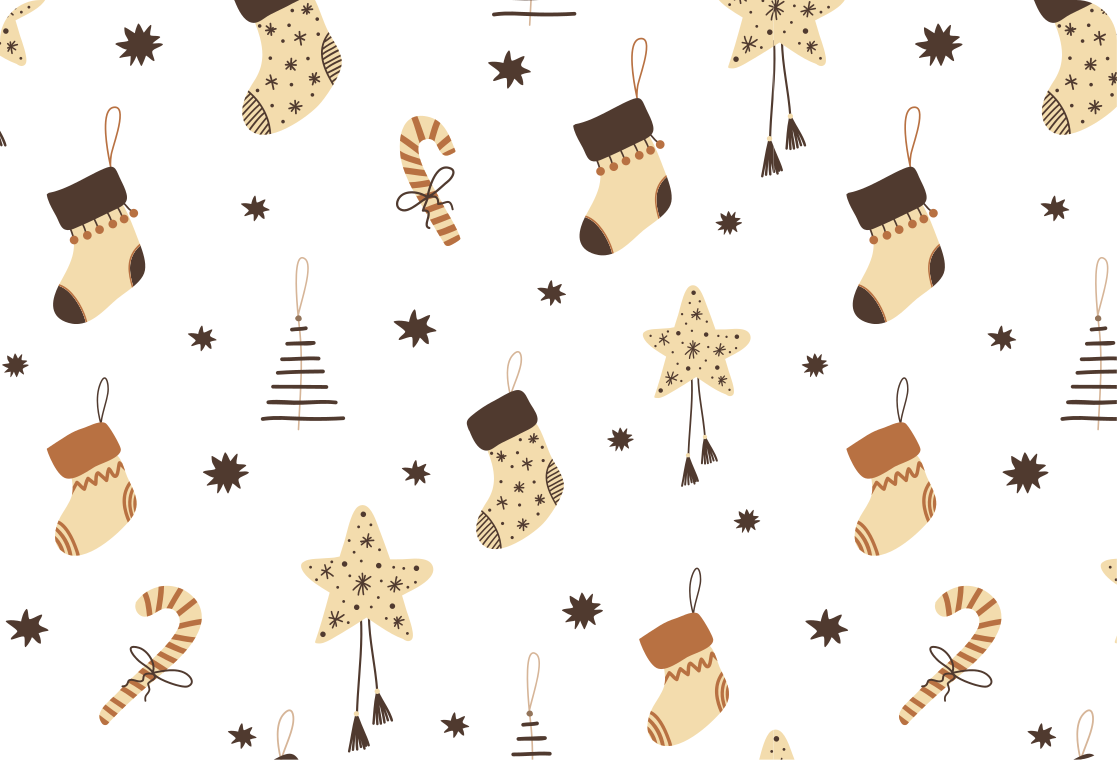 Dywan winylowy boże narodzenie z brokatowym wzorem - TenStickers