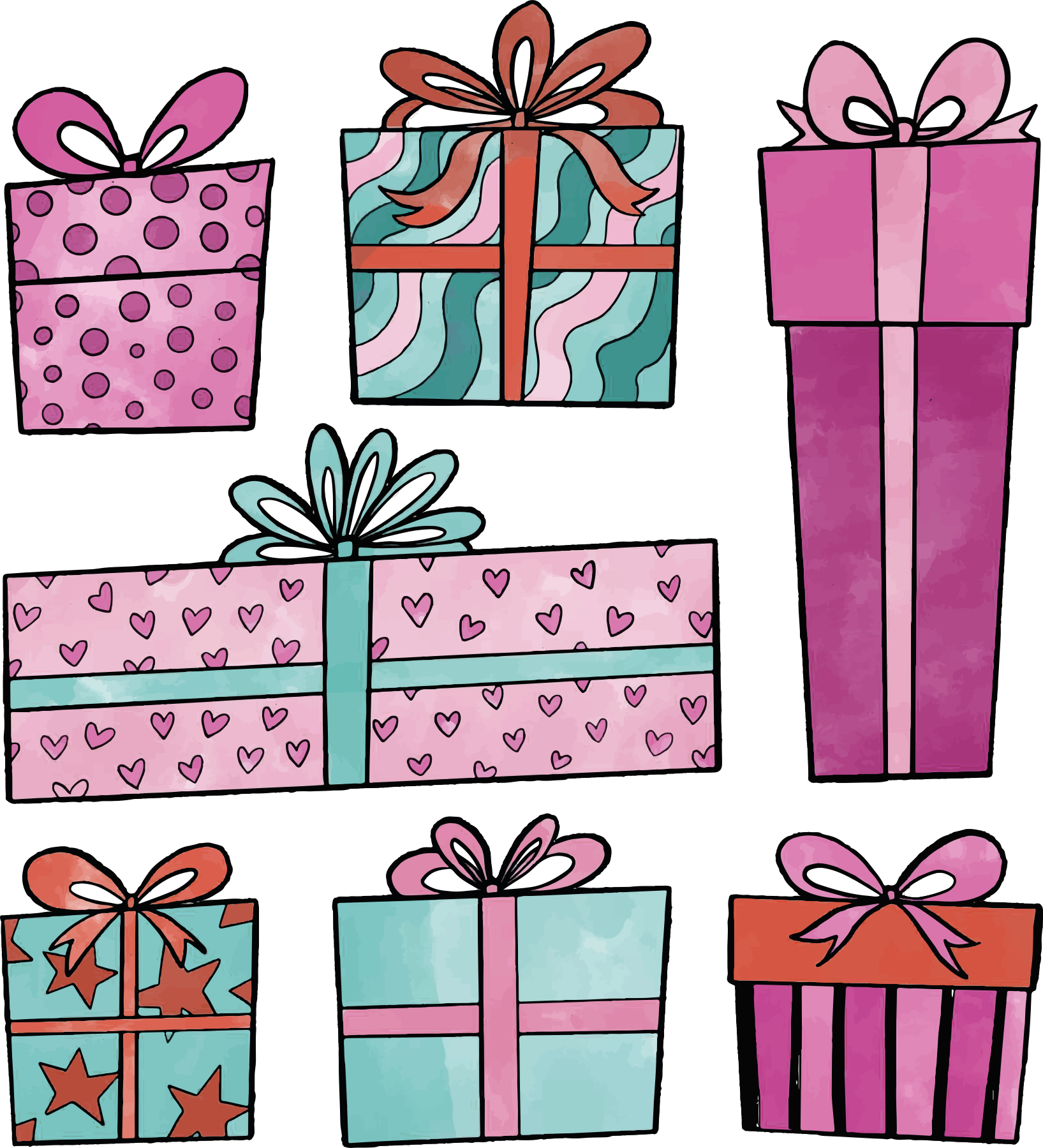 Dywan winylowy boże narodzenie zestaw prezentowy - TenStickers