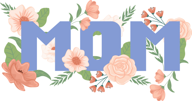 Dywan winylowy w kwiaty i rośliny ilustracja na dzień matki - TenStickers