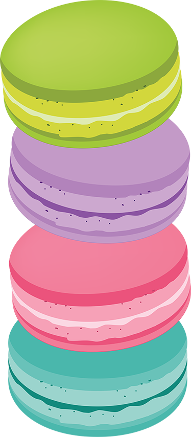Dywan winylowy do kuchni kolorowe makaroniki - TenStickers